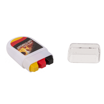 German / Belgian Flag Black Red Yellow Face Paint