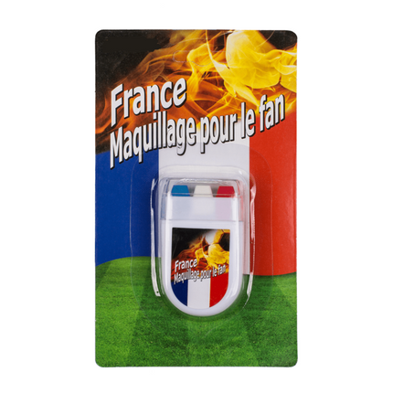 French Or Dutch Flag Red White Blue Face Paint