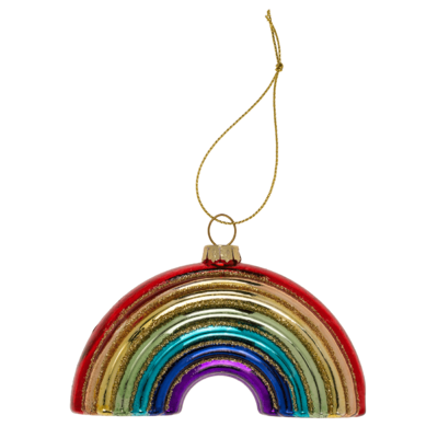 Kerstornament Regenboog & Pride Vlag – Glazen Hangers
