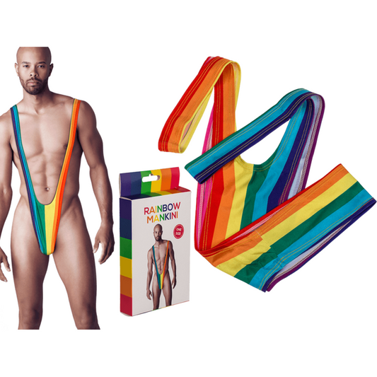 Rainbow Mankini - Men's swimsuit for the proud and fashionable man!