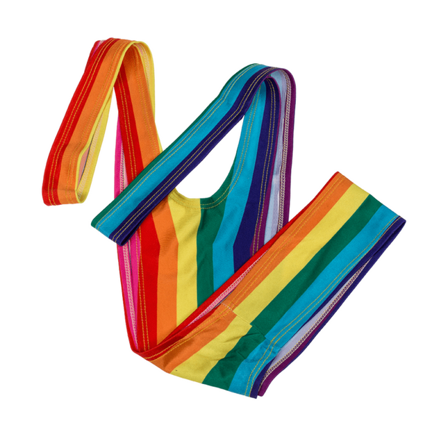 Regenboog Mankini - Herenzwempak voor de trotse en modieuze man!