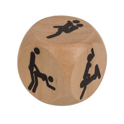 Spannende Kamasutra Dobbelstenen Van Hout 30mm