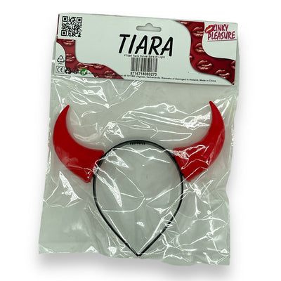 Tiara Duivelshoorntjes Rood