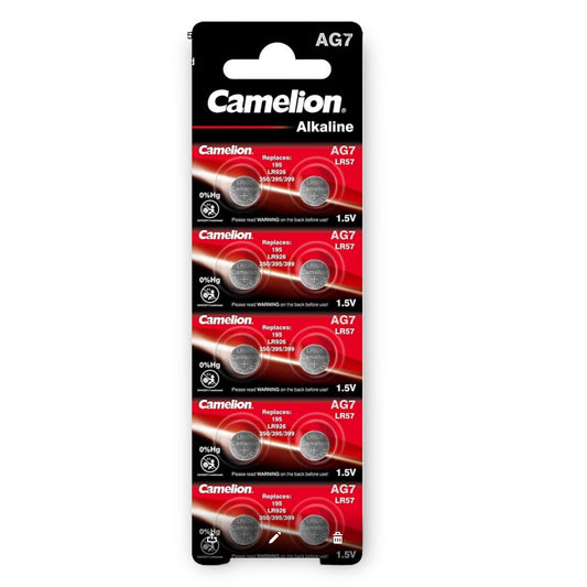 Camelion Alkaline 1.5V LR57 LR927 395 Knoopcel Batterijen - Duurzaam en Betrouwbaar Vermogen voor je Apparaten