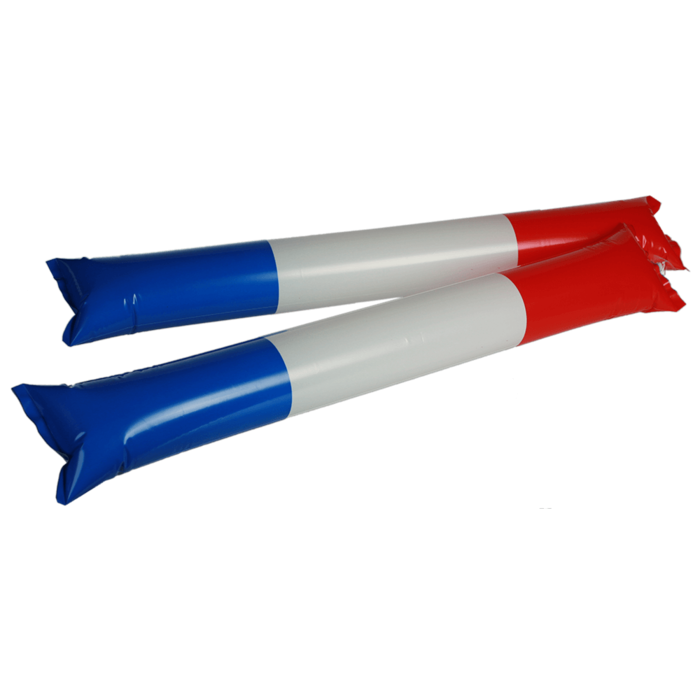 Opblaasbare Roddelpaal voor Sport Supporters - Frankrijk & Nederland 60cm
