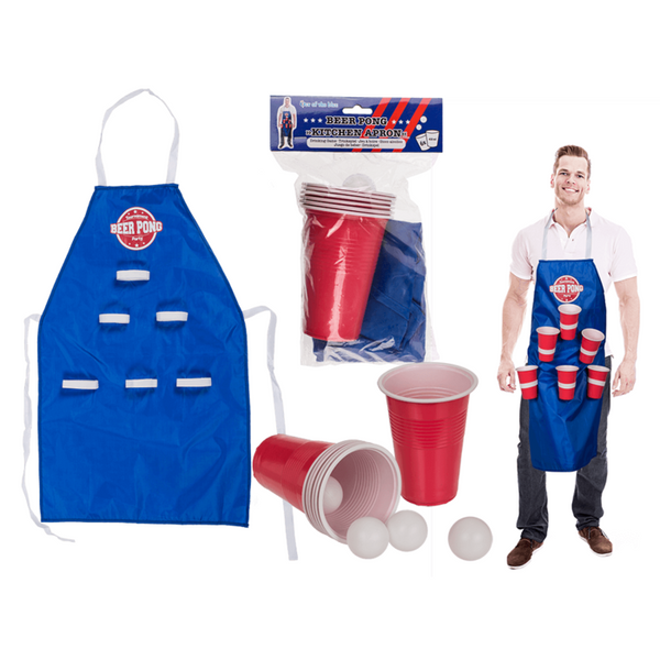 Bierpong keukenschort