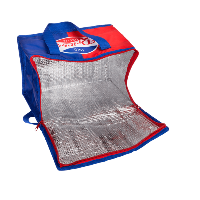 Koeltas ca. 28x20x18cm ''Cold Drinks Like Ice'' - Houd Je Drankjes Fris en Koud! 10 liter.
