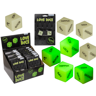Sex-Würfel Leuchtwürfel Love Dice Set - Englische Version