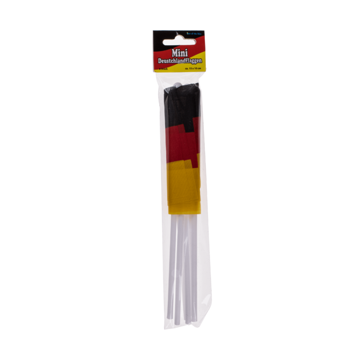 German Mini Flag - Show your German pride with this high-quality flag! 15x10cm