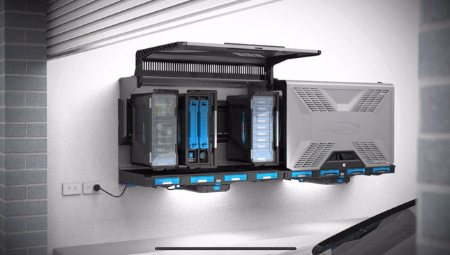 BluCave Gereedschapskoffer met Ingebouwde Bluetooth Speaker - Krachtig Geluid, Duurzaam en Draagbaar - Ideale Keuze voor Muziek tijdens het Klussen