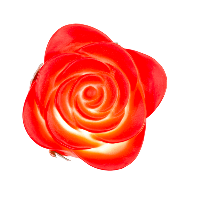 Kinky Pleasure LED Rose - Rode Kunststof Rozet met Kleur veranderende LED