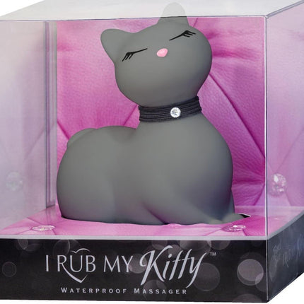 I Rub My Kitty – Grijze Waterproof Vibrerende Massager | Discreet Katje