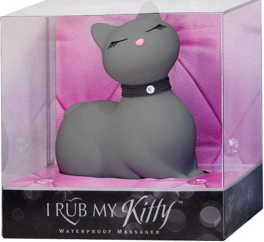 I Rub My Kitty – Grijze Waterproof Vibrerende Massager | Discreet Katje