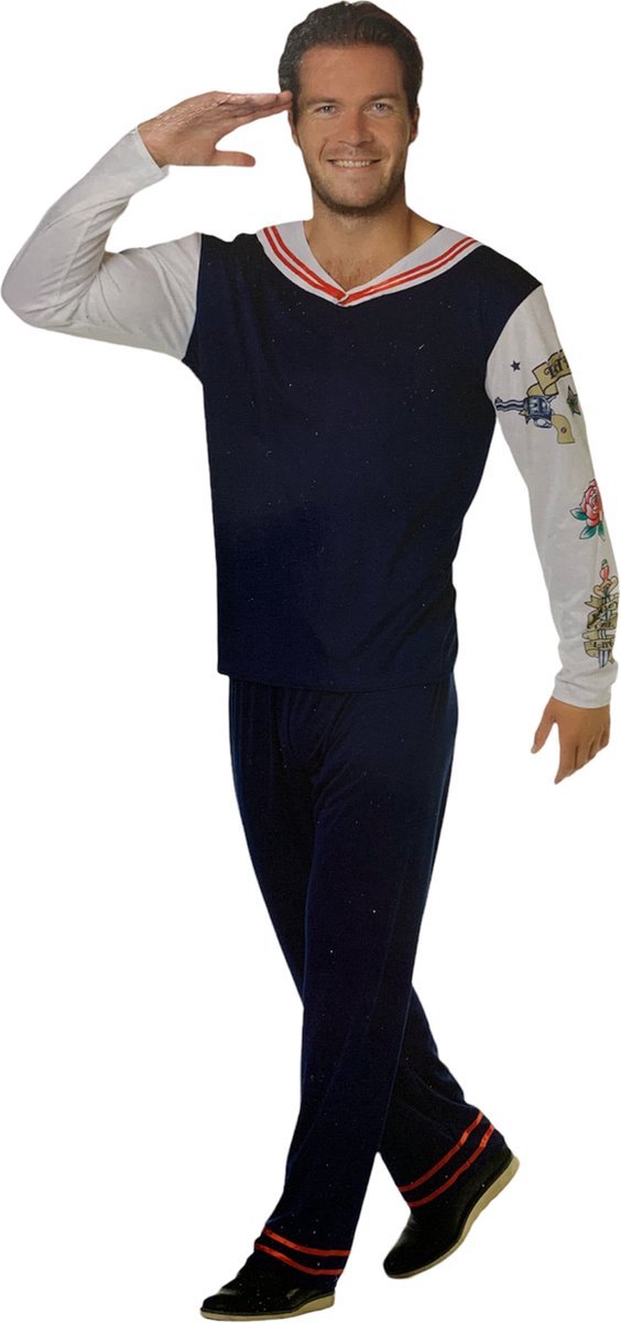 Matroos Kostuum Heren Blauw - Maat M, L en XL