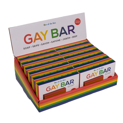 Gay Bar Soap with delicious Lavender Scent in Gift Packaging 150 gr 