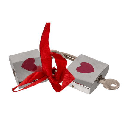 Love Locks 2 Pieces with 1 Key - Symbolize Your Connection with Style