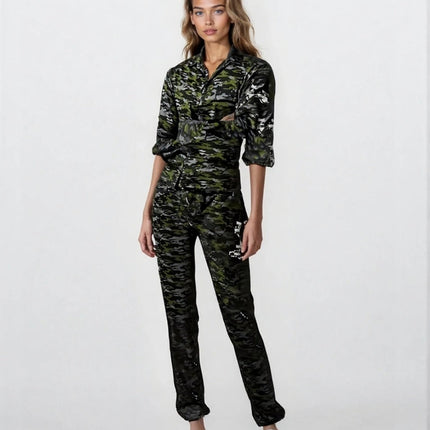 Soldaat Kostuum – Camouflage Verkleedpak Maat M, L, XL – Inclusief Hoofdband