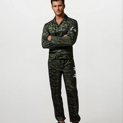 Soldaat Kostuum – Camouflage Verkleedpak Maat M, L, XL – Inclusief Hoofdband