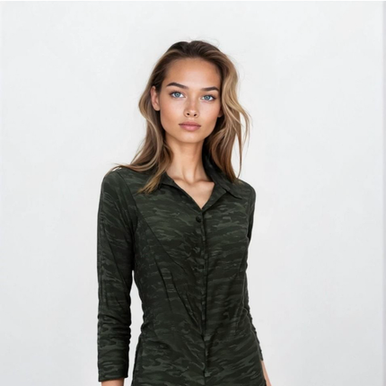 Soldaat Kostuum – Camouflage Verkleedpak Maat M, L, XL – Inclusief Hoofdband