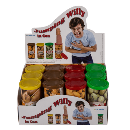 Prank Article Jumping Dicks in a Can - 4 Different Flavors!