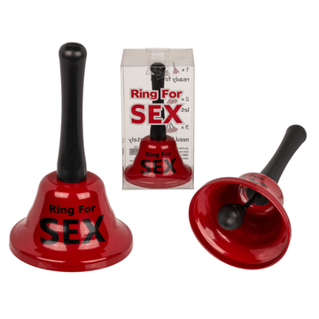 Metalen Bel Rood - Ring For Sex