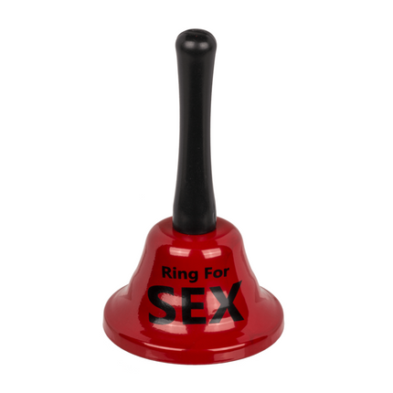 Metalen Bel Rood - Speelse 'Ring For Sex'