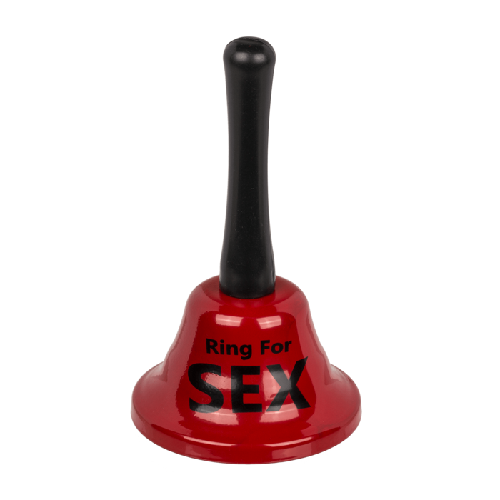 Metal Bell Red - Playful 'Ring For Sex'