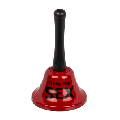 Metal Bell Red - Playful 'Ring For Sex'