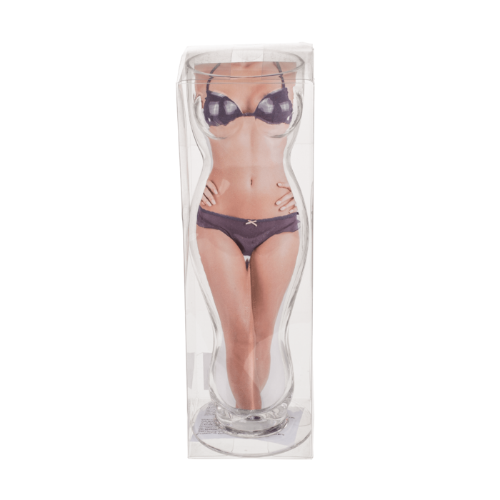 Beer glass in the shape of a Woman's Torso 500ml