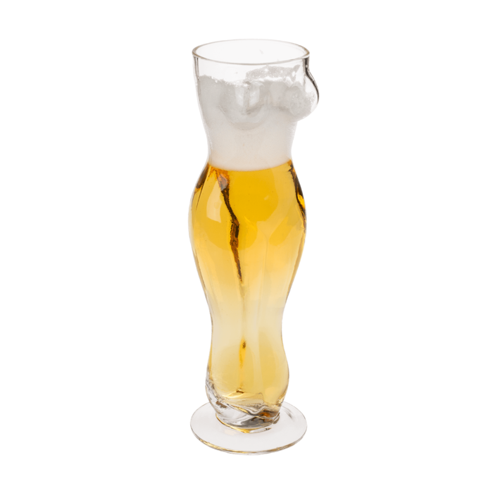 Beer glass in the shape of a Woman's Torso 500ml