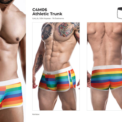 CUT4MEN - C4M06 - Athletic Trunk Men Underwear - 4 Sizes - 1 Piece