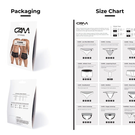 CUT4MEN - C4M14 - Desire Jockstrap Men Underwear - 8 Pieces - 2 Colors - 4 Sizes - 1 Piece