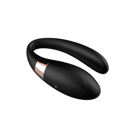 Power Escorts - BR151 Black - U-Vibe Couple Vibrator - Remote Control - 7 Functions