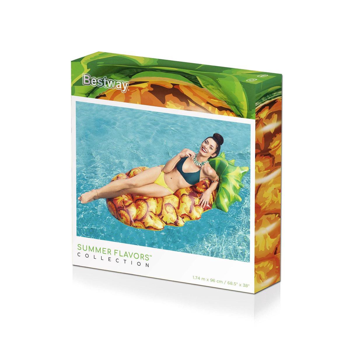 Bestway Opblaasbare Luchtbed Ananas 154cm