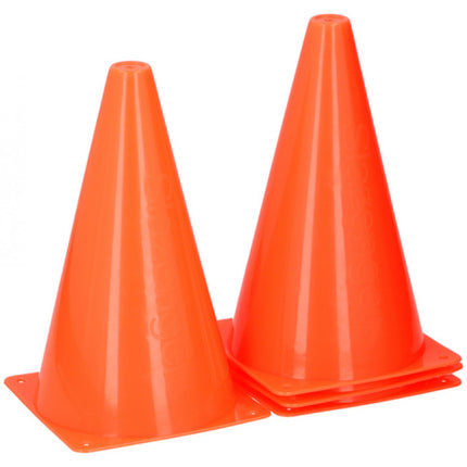 Football Pawns 4 Pieces Orange 13.8 x 13.8 x 22.5 cm