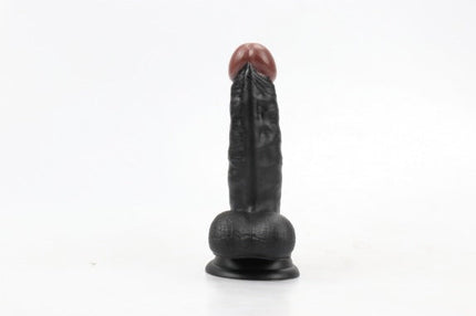 Power Escorts - BR103 - Rocket John 6.7'' - Realistic Dildo - 6.7 Inch / 17 CM - Black