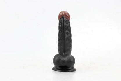 Power Escorts - BR103 - Rocket John 6.7'' - Realistic Dildo - 6.7 Inch / 17 CM - Black