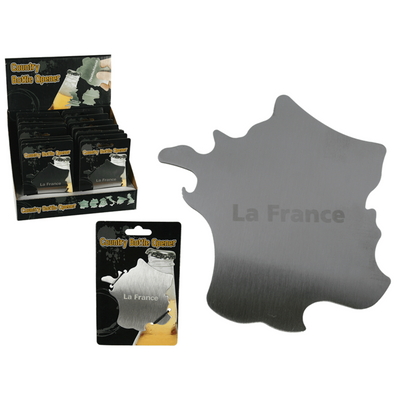 Flaschenöffner Frankreich Metall 13,5 cm
