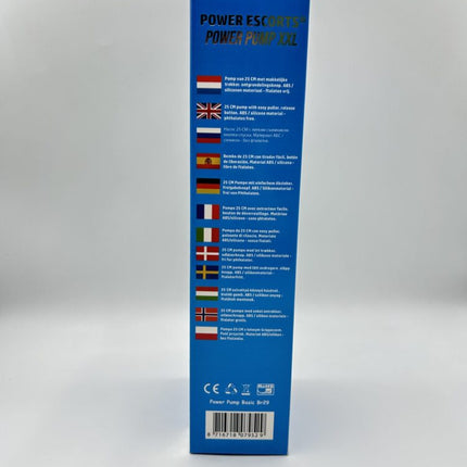 Power Escorts - BR29 - Power Pump XXL - Mega Penis Pump - With Extra Exchangeable Pussy & Manometer - Black/Transparant