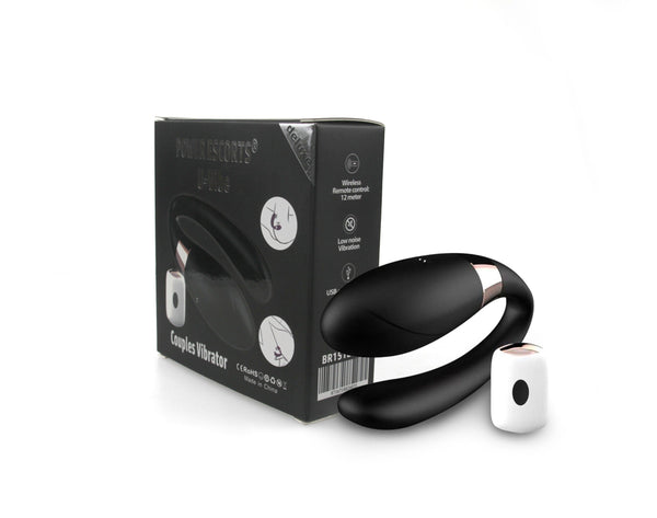 U-Vibe Koppel Vibrator Zwart - 7 Functies