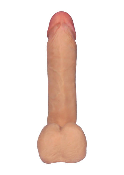Bossoftoys - 21-00003 - Kronos - Loveclonex - Ultrarealistische Vibrator - Cyberskin voelt echt aan - Beter dan Siliconen - 5-7 cm dik - Zuignap - Bedrade afstandsbediening - Huidskleur - 7 inch / 17,5 cm