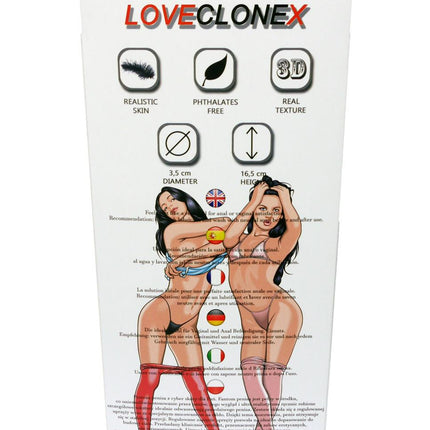 Bossoftoys AFRODYTA Strap On 6,5 inch / 16,5cm - Loveclonex - Ultra Realistic Strap on  - 21-00012 - Cyber skin feels like real - Better then Silicone - 3,5 cm thick - Flesh