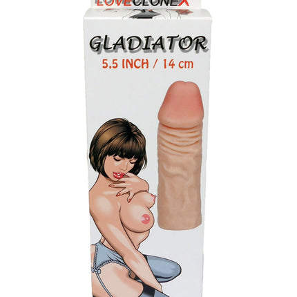 Bossoftoys Gladiator penis extender  5.5 inch/ 14 cm - cyberskin - 21-00016