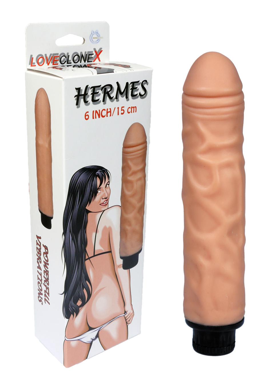 Realistische Vibrator Hermes - 16 cm - Huidskleur