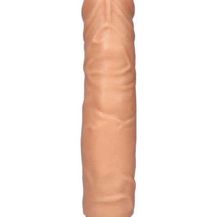 Bossoftoys Eros Love clone X Realistic Vibrator - super flexible Cyberskin material - big size 20 cm  - 8 Inch - flesh colour - Fat boy 4 cm Dia - attractive Colour box - 21-00018