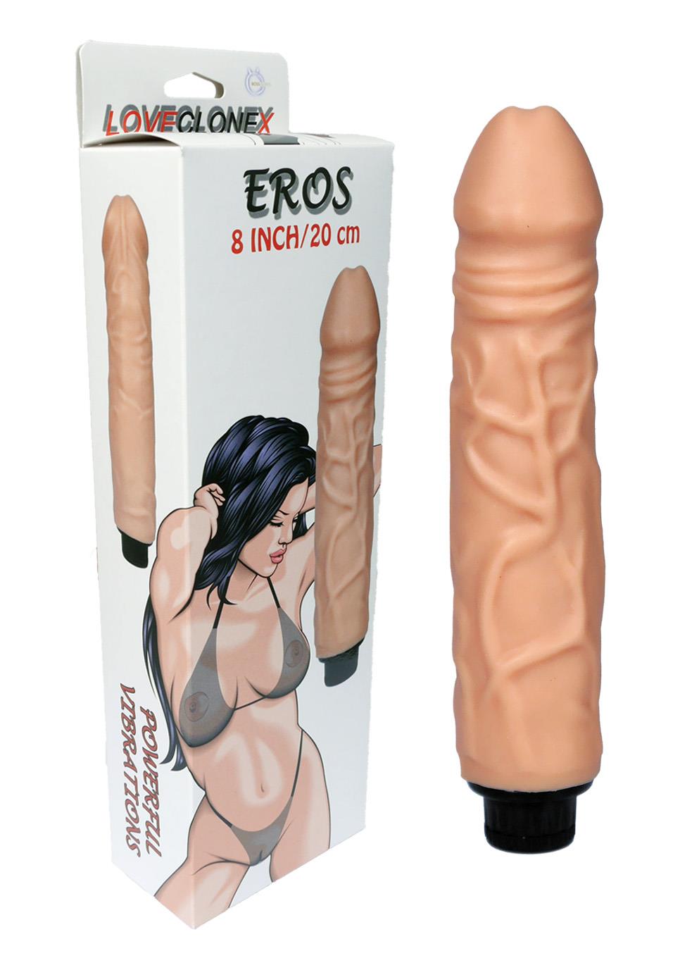 Eros Realistische Vibrator 20 cm - Huidskleur