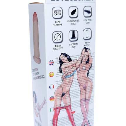 Bossoftoys Kratos Loveclonex Ultra Realistic Dildo - Cyber ​​skin feels like real - 21-00032 - 4.8 cm thick - Suction Cup - 6 inch / 15 cm