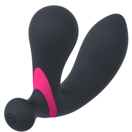 Bossoftoys - 22-00016 - Prostate Stimulator - Remote control - 2 strong Motors - 10 Function - Rechargeable - Black  - very stylish black design box