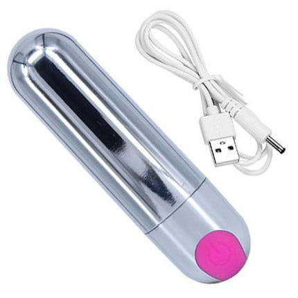 Bossoftoys Rechargeable Bullet - 10 function - Pink - 22-00017