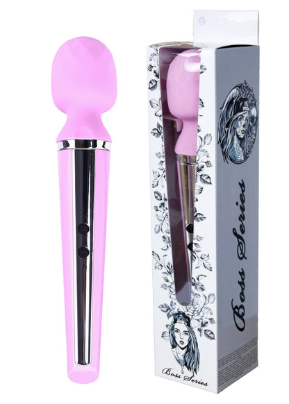 Bossoftoys Genius Big Size Wand Massager - Stimulator - USB - Pink - 10 Function - 22-00019